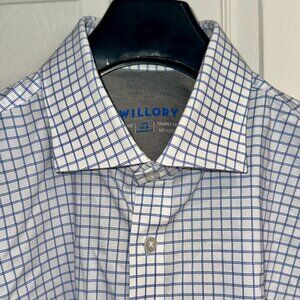 Twillory Performance Dress Shirt – 17.5/34-35 – Traditional Fit – Blue WP